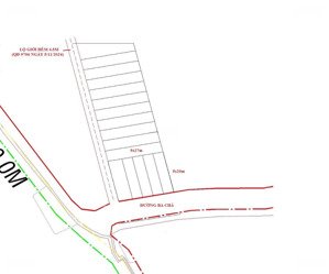 đất phân lô rất đẹp 2.400m2 góc 2 mặt tiền đường nhựa