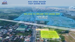 bán đất nền tại khu dịch vụ hỗn hợp vsip quảng ngãi block b08, giá 1,05 tỷ, 132m2, lh 