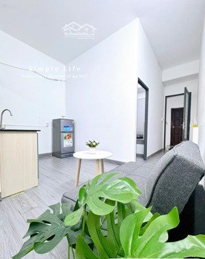 phòng rộng 35m2 tách bếp full nội thất ngay chu văn an gần học viện cán bộ