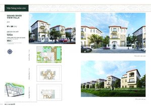 biệt thự đơn lập 400m2, view sông, giá 25 tỷ bao vat, mẫu nhà địa trung hải, nhận nhà 2027 chi tiết