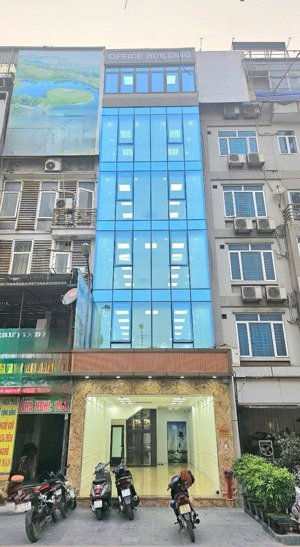 mặt phố nguyễn hoàng, cầu giấy, vị trí vỉa hè kinh doanh, 7 tầng thang máy, hai thoáng, 77m2, mt5.