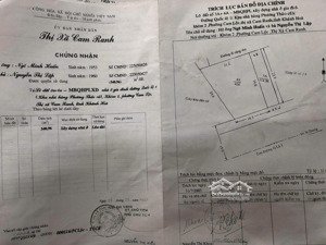 bán nhà mặt phố 20m hùng vương, 33 tỷ, 1299m2, cam lộc, cam ranh, khánh hòa