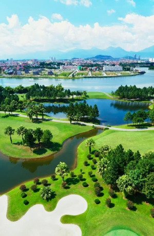 chính chủ cần bán gấp lô bt tại kđt sinh thái bắc đầm vạc vĩnh yên, dt 200m2 mt 10m, sát sân golf