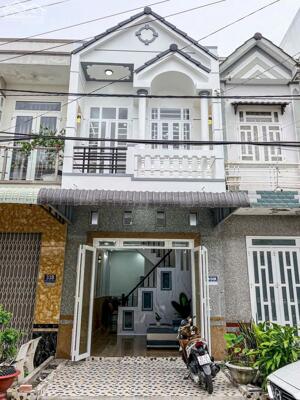 Nhà trệt lầu hoàn công đường số 27 khu dân cư Thới Nhựt 1