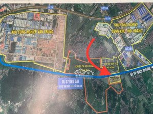 chính chủ bán các lô đất sổ đỏ khu nội hoàng yên dũng, gần kcn vân trung, ql 37 giá chỉ từ 1.x tỷ