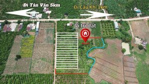 đất đinh văn lâm hà gần đà lạt 390 triệu 200m² 72m thổ cư sổ hồng riêng