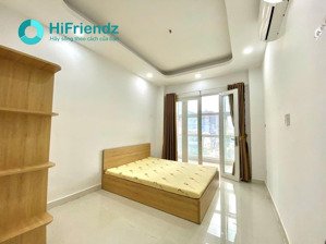 phòng căn hộ 2 phòng ngủ - 1wc - đầy đủ nội thất - rộng tới 50m2 / toà nhà lớn, thang máy, mặt tiền