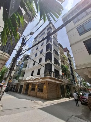 chính chủ bán tòa nhà lô góc 2 mặt tiền vỉa hè rộng 9 tầng thang máy trung tâm quận ba đình