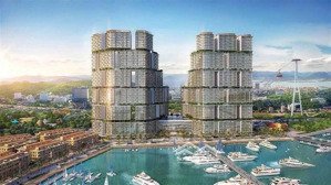 sun marina town là một tổ hợp căn hộ cao cấp tọa lạc ngay bên bến du thuyền bên bờ "vịnh di sản"