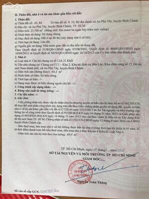 Bán căn hộ sổ hồng riêng tại mặt tiền Nguyễn Văn Linh,Bình Chánh,HCM giá 1,3tỷ nhà sẵn, sổ sẵn CCN