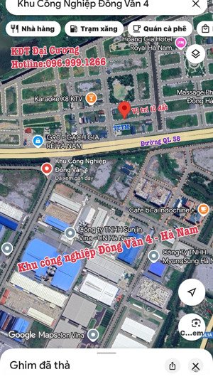 bán nhanh lô đất hướng nam view tttm ngay sát đường ql 38 , đối diện là kcn đồng văn 4