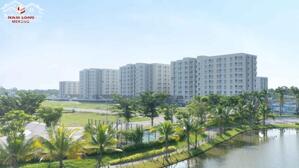 Nền đối diện khu tiện ích trung tâm dự án