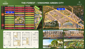 căn góc liền kề mặt tiền 3/2 vinhomes green city chỉ 8 tỷ - xây thô