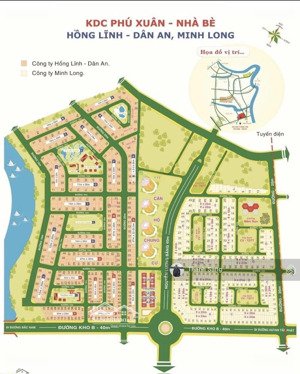 chính chủ cần bán đất nền dự án phú xuân hồng lĩnh, 21,5triệu vnd/m2, 200m2, vị trí đẹp