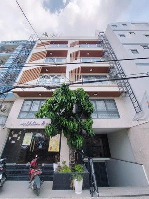 bán nhà chdv - hẻm 5m xe hơi ngủ trong nhà quận gò vấp 10x17m 7 tầng thu nhập 200 triệu giá 27,5 tỷ