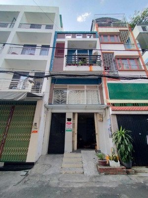 cho thuê nhà 4 tầng đồng xoài-phường 13 -tân bình .(4.6x17)m. 8 phòng ngủ 8wc giá 32 triệu.