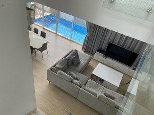cho thuê biệt thự kdc phú xuân, có hồ bơi, full nội thất, 39 triệu, lh. 