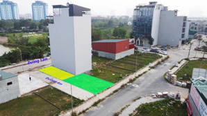 lô góc khe thoáng, dt 113m2, mt 9m, gần ngay khu văn phòng, gần đường 16m, trục trung tâm khu 25ha