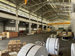 cho thuê kho hoặc xưởng sản xuất nhẹ tại trường thọ thủ đức hồ chí minh