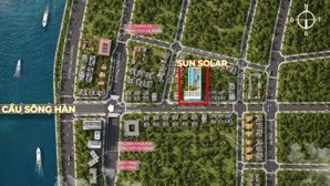 dự kiến 2,74 tỷ - bán căn stu rẻ nhất sun solar - mặt tiền đ. lê duẩn, cạnh cầu sông hàn