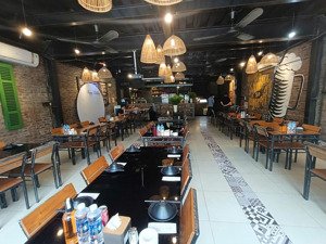 sang nhượng nhà hàng mặt phố trịnh văn bô, xuân phương, dt 128m2, mt 8m, 4 tầng, thông sàn.