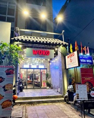 chính chủ - góc 2 mặt tiền 25 trương định, quận 3 - trệt lửng trống suốt, giá rẻ 45triệu