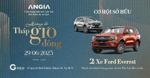sở hữu căn hộ và 2 xe ford everest cùng với 8 giải điện máy thông minh chỉ có trong ngày 29/06