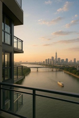 căn 2pn trọn view sông - cầu đồng nai tặng full nội thất + nhận ck 125triệu | the gió đông