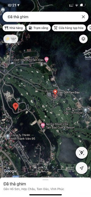 đầu tư bền vững - sinh lời dài hạn - bán gấp 1 số lô đất thuộc khu biệt thự sân golf tam đảo