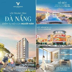 đặc biệt căn 2pn view ngã 3 sông hàn - giá tốt nhất trung tâm hải châu, đà nẵng