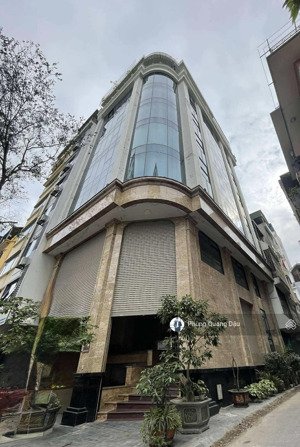 cho thuê toà văn phòng mp hoàng quốc việt, quận cầu giấy, dt 150m2 xây 8 nổi & 1 hầm.