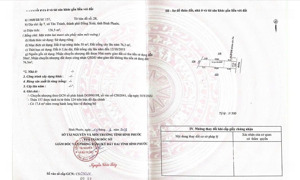 bán nhanh đất thổ cư gần quốc lộ 14, tân thành, đồng xoài, bình phước