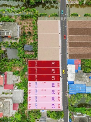 chính chủ bán lô đất cạnh kcn vsip 106m2 mt 4,66m vuông vắn, sẵn sổ giá tốt nhất