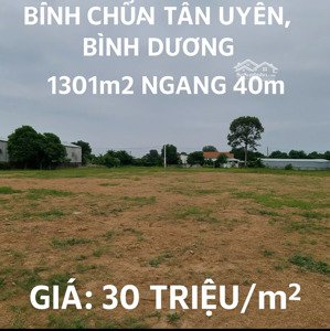 bán đất mặt tiền đẹp bình chuẩn, tân uyên, bình dương