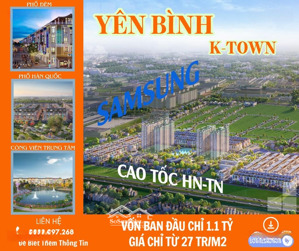 quỹ hàng giới hạn tại kđt yên bình k - town. giá mua là thắng
