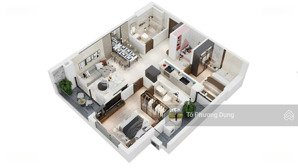 bán căn hộ hanoi melody residences linh đàm - dt 90m2 - 2pn 2 wc - full nội thất - giá 59tr/m2