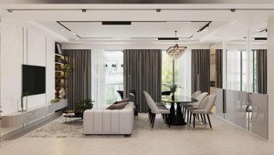 cần bán nhanh căn góc 3pn đã thiết kế thành 2pn, layout rộng rãi, tháp trung tâm the sun avenue