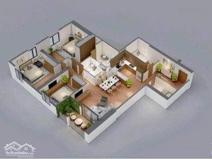 hà đông - căn hộ 4pn ban công đn. giá tốt: 56tr/m2 full nội thất. chung cư hpc landmark 105