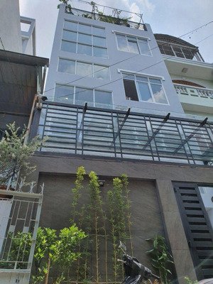 hot! bán nhà 4 tầng btct 6pn sát quận 1 - ngang bề thế 5m - hxh 6m rộng rãi bùi hữu nghĩa chỉ 13 tỷ
