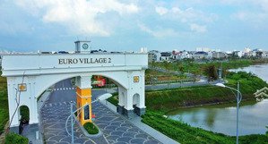 bán đất biệt thự euro village 2 - đường giáng hương 3 - view kênh sinh thái. giá 67 triệu/m2
