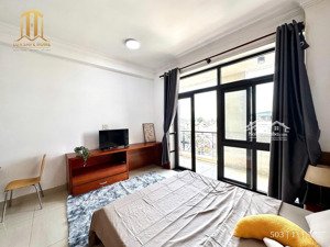 siêu phẩm studio ban công 35m2 tại hoàng hoa thám gần chợ bà chiểu. giá 6tr. lh 