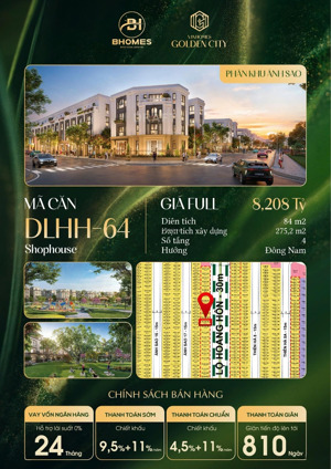 độc quyền bán: duy nhất căn shophouse đại lộ hoàng hôn chỉ với 1,8 tỷ