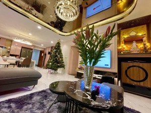 duy nhất căn penthouse 670m2, 5 ngủ + 1, full nội thất, chung cư golden palace. giá 38.5 tỷ. có tl