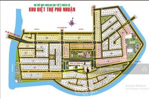 giá siêu mềm! bán gấp nền bt 300m2 kdc phú nhuận chỉ 73 triệu/m2 - đối diện global city