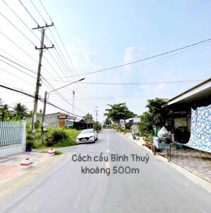 Nền mặt tiền đường Bùi Hữu Nghĩa đoạn gần Nguyễn Văn Linh