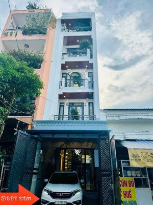 nhà phố mặt tiền đường buôn bán kinh doanh sầm uất - có thang máy - diện tích 4x20 trệt 5 lầu