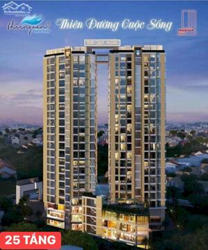 Căn hộ 2 phòng ngủ 61m2 tầng 20 - Chung Cư Thiên Quân Marina Plaza Cần Thơ