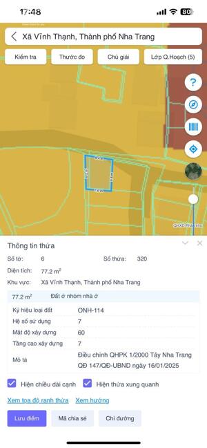 VT90 Bán nhanh lô đất hẻm 3m đường Miếu Bà xã Vĩnh Thạnh