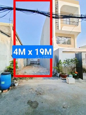 72tr/m2 bán gấp_lô đất 1/ đường kha vạn cân_hẻm nhựa 6m_xd 4 tầng_76m2_sổ đẹp_ngay đh cảnh sát