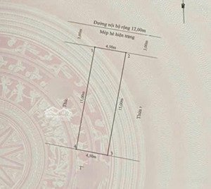 bán lô đất đẹp 67,5m2 mặt tiền 4,5m tdc cây đa, ngô quyền, hải phong - giá rất tốt